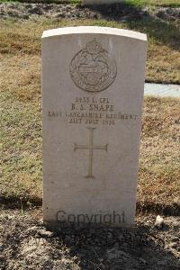 Ismailia War Memorial Cemetery - Snape, B S